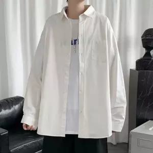 셔츠 정석 남친룩 오버핏 베이직 봄레이어드룩 가을