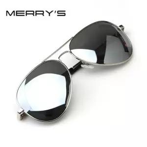 Merrys 미러 편광 항공보잉 빅사이즈 선글라스