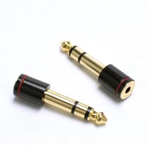 6.35mm ~ 3.5mm 잭 어댑터 헤드폰 앰프 오디오 마이크 커넥터 AUX 스피커 기타 플매트 카펫 러그