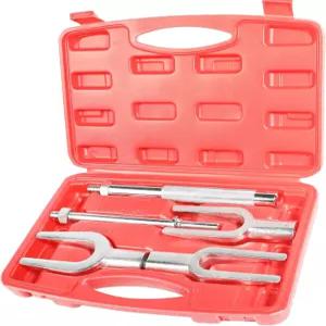 RACOONA 5PCS 볼 조인트 분리기 타이로드 및 피트맨 암 자동차 액세서리 제거 도구 세트 피클 포크