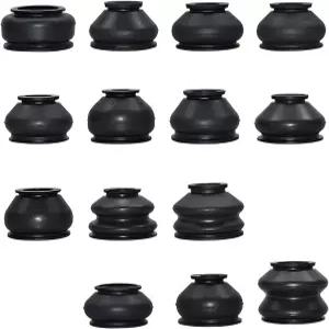 오푸웨이 14PCS 볼 조인트 부트 밀봉 및 노화 방지 타이로드 고무 더스트 차량 서스펜션 턴 투 암 헤드