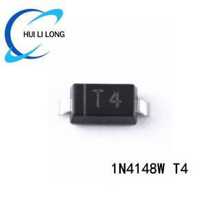 SMD 스위칭 다이오드 IC 칩, 1206 1N4148W T4 SOD-123, 100 개/로트, 신제품