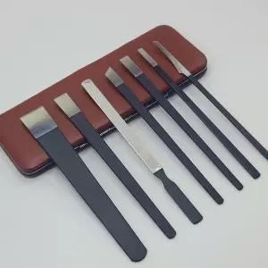 패디큐어 고급케이스 패디나이프 7종 전문가용