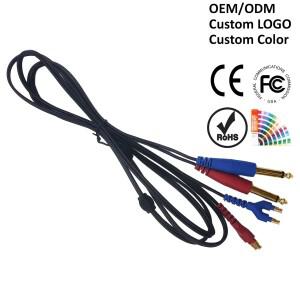 DH39-DD45 6.35mm 공기전도 이어폰 PP 소재 및 무산소 구리 케이블 사용, 청력 검사 보청기용