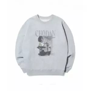 1993스튜디오 CHODAN 그래픽 스웨트셔츠_그레이