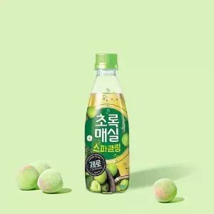 초록매실 스파클링 제로 350ml, 20개