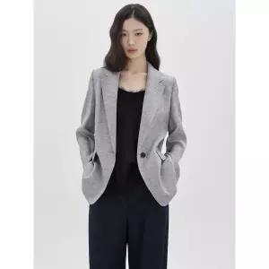 [ZOOC] 린넨 블렌디드 원버튼 자켓 GRZ262MSF102