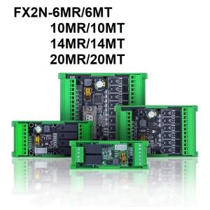 FX2N-6MR/10MR/14MR/20MR 6MT/10MT/14MT/20MT PLC 보드 쉘 고속 카운트 아날로그 2AD 0-10V DC24V 릴레이