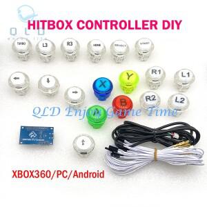 Hitbox Zero Delay 아케이드 게임 엔코더 키트, DIY PC, PS, Raspberry Pi, Mame 격투 와이어가 포함된 모
