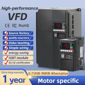 VFD 11KW 22KW 30KW 고성능 벡터 유형 주파수 변환기 AC380v 삼상 모터 속도 컨트롤러 인버터