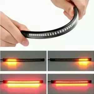 48 LED 오토바이 라이트 바 스트립 회전 신호 브레이크 Bmw K75 카페 레이서 레트로 부품