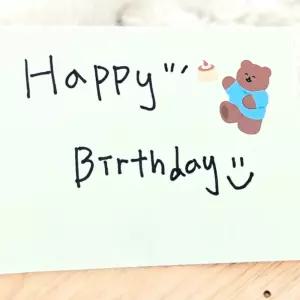 생일카드 축하카드 3D 입체 케이크 생일 팝업 레드 귀여운손편지 친구편지