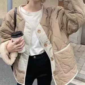 바람막이 누빔 뽀글이 투웨이 양면 패딩 여성 겨울 점퍼 자켓