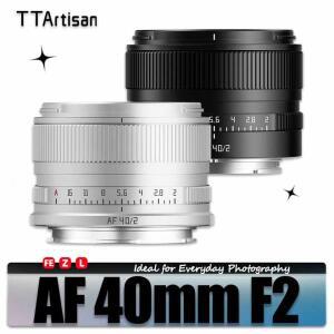 TTARTISAN AF 40mm 대구경 풀프레임 카메라 렌즈 소니 E 니콘 루믹스 L-마운트 호환 인문학 사진 촬영용