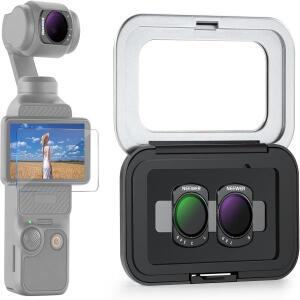 NEEWER 가변 ND 필터 세트 DJI 오스모 포켓 3용 자석식 & 중성 밀도  카메라 렌즈