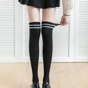 착시 더블 라인 하프 타이즈 팬티스타킹