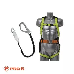 PRO6 전체식 안전벨트 추락방지 산업용 TA-023 형광