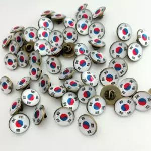 태극기 뱃지 경축일 브로치 선물 기념일 핀