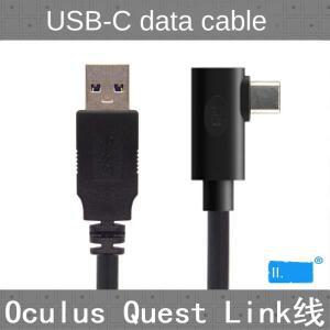 Oculus Link USB-C Steam VR Quest2 Type-C 3.1 데이터 케이블 엘보 선택 가능 3m5m8m8m