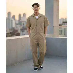 DICKIES 33999 점프수트 커버올 Khaki