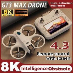 8K 5G 2.4G GPS 가용 HD 항공 촬영  조종 듀얼 카메라 콥터 장난감 선물 GT3 Max RC 드론