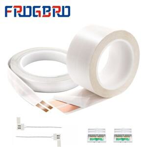 FROGBRO 스피커용 플랫 케이블 와이어, 구리 LED 오디오 서브 우퍼 벽 전원 연장 코드, 16 AWG 2 도체