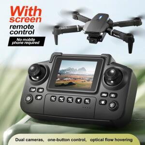 2025  E88 E99 업그레이드 된 드론 스크린 4K HD 항공 사진 듀얼 카메라 Dron Foldable Quadcopter RC 장난
