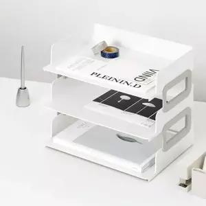 시스템 트레이 와이드 3Pack_3단 A4 오픈형 서류받이