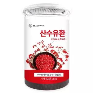 헬로우그린 국산 구례 산수유환 350g(통)
