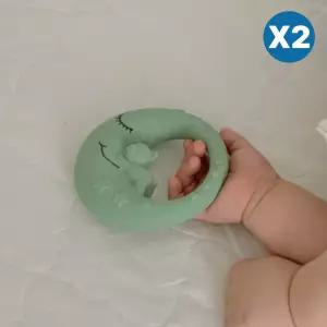 아카시아봉봉 아기 구강기 치아발육기 장난감 달 X2 BNS
