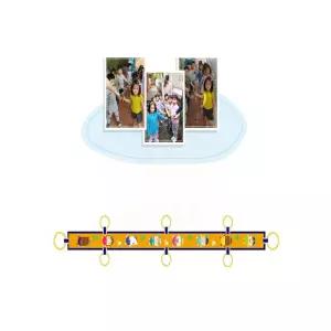 다유샵 안전장치 미아방지 인솔띠 6인용 어린이집미아방지줄 유치원바깥놀이줄