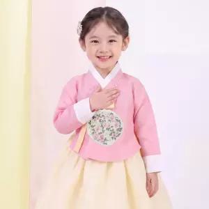 [금동이한복]AW245 여분홍진주당의 아동한복 여아한복