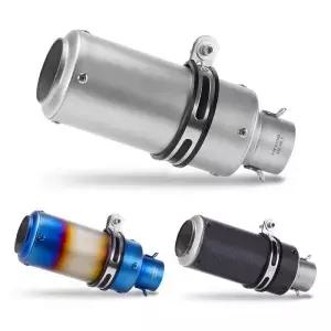 MSX125 R1 DUKE1290 450SR TNT600 GY6 용 db 가있는 범용 51mm 오토바이 배기관 탄소 섬유 머플러