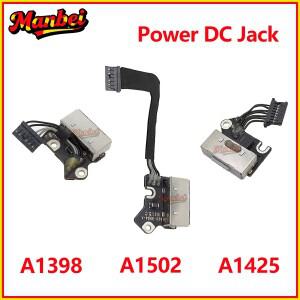 macbook 호환 Pro 13인치 Retina A1398 A1425 A1502 2012 년용 노트북 충전 포트 전원 DC 잭