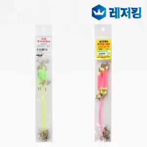 국산 야광 쭈꾸미채비 4개입 쭈꾸미낚시채비