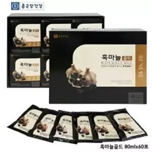 국산 흑마늘 액기스 흑마늘진액 흑마늘즙 80mlx60포