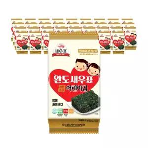 [새우표완도김]새우표 완도 어린이 도시락김 4g x 36봉