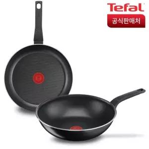 테팔 심플리클린 2종 후라이팬30+웍28)