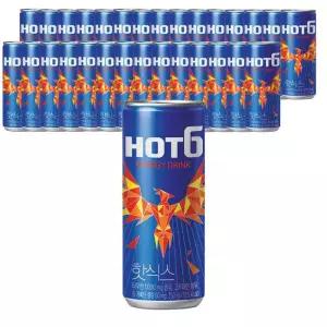 롯데 핫식스 250ml X 30캔 음료수 에너지드링크 탄산 캔