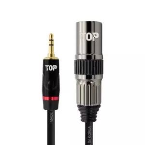 [새론웨이]솔탑 3.5 스테레오 to XLR 캐논 수(3m, SOLTOP-1573)