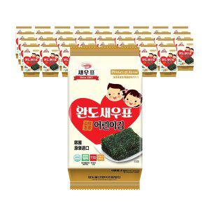 [신세계라이브쇼핑][G] 새우표 완도 저염 어린이 도시락김 4g x 36봉