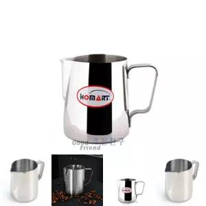 홈아트 스팀피쳐 350ml/거품기/우유/커피/용품/카페/도구/라떼/밀크/저그/바리스타