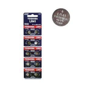 원형건전지 LR41 1.5V 차키 도시바 건전지 10개 (WD53D17)