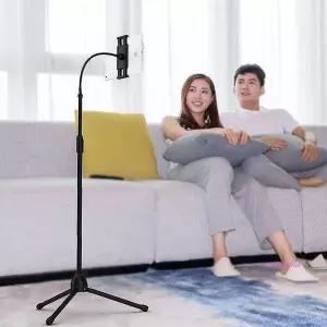 촬영용거치대 삼각 자바라 스마트폰 휴대폰 qr코드 삼각대 누워서tuv598