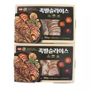 해드림 족발슬라이스 960g x 2 간편안주 소주안주