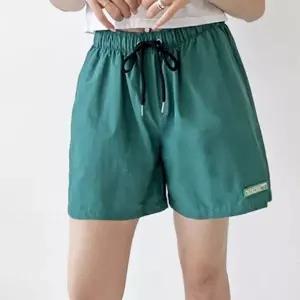 반바지 데일리 캐주얼 나일론 여성 반바지 여름 밴딩 쇼츠 트레이닝 우븐 운동