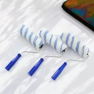 무지개표 페인트 롤러 3p세트(22cm) (블루)/롤러장대/롤러봉/로울러/도색/스폰지/붓세트/롤러붓/셀프/로라