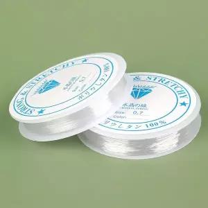 [RIZPICK]비즈공예부자재 우레탄줄 크리스탈텍 0.7mm 7M
