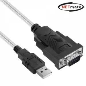 강원전자 넷메이트 USB2.0 to RS232 시리얼 컨버터 with Power(FTDI/1.8m) KW-825P