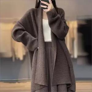 봄 롱 여성 간절기 가을 아우터 코트 3색 가디건 PWFL49HF